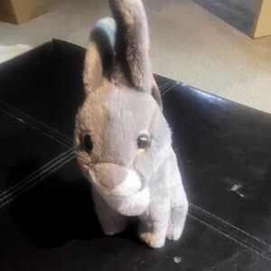 Gray Plush TY Bunny